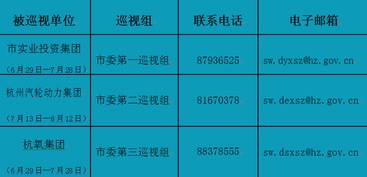 杭州啟動今年第三輪巡視 聚焦市實業投資集團等3家國企投資興辦實業成效